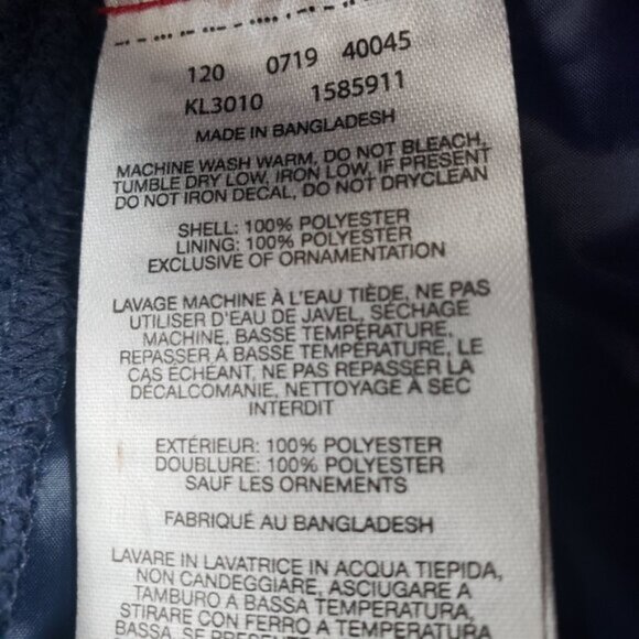 Columbia Womens Red & Blue Long Sleeve Hooded Zip Windbreaker Jackets Large/B33 - Picture 11 of 11